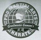 GRANDMASTER SAMANE'S PRO MARTIAL ARTS KARATE