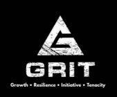 G GRIT GROWTH · RESILIENCE · INITIATIVE · TENACITY