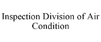 INSPECTION DIVISION OF AIR CONDITION