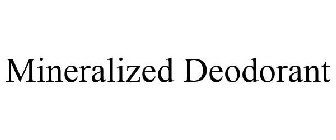 MINERALIZED DEODORANT
