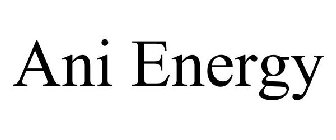 ANI ENERGY