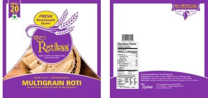 NEW ROTIKAA MADE IN AMERICA FOR HEALTHY LIVING & HOMEMADE TASTE FRESH HOMEMADE TASTE! MULTIGRAIN ROTI NO ARTIFICIAL COLORS, FLAVORS OR PRESERVATIVES