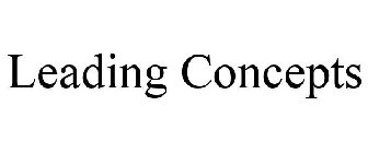 LEADING CONCEPTS