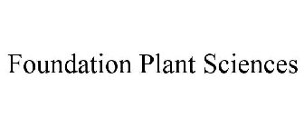 FOUNDATION PLANT SCIENCES