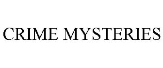 CRIME MYSTERIES