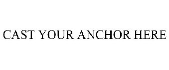 CAST YOUR ANCHOR HERE