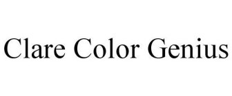 CLARE COLOR GENIUS