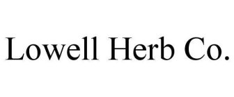 LOWELL HERB CO.