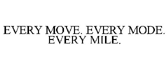 EVERY MOVE. EVERY MODE. EVERY MILE.