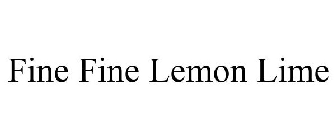 FINE FINE LEMON LIME