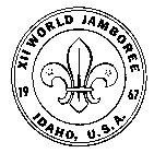 XII WORLD JAMBOREE 1967 IDAHO, U.S.A.