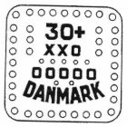 30 + XX0 00000 DANMARK