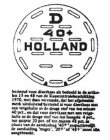 D 40 + HOLLAND