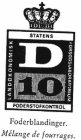 D 10 STATENS FODERSTOFKONTROL