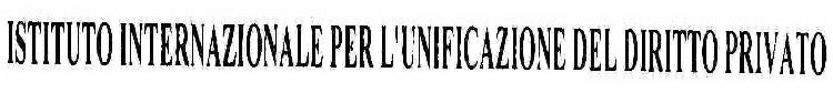 ISTITUTO INTERNAZIONALE PER L'UNIFICAZIONE DEL DIRITTO PRIVATO