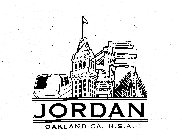JORDAN OAKLAND CA, U.S.A.
