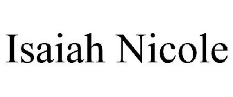 ISAIAH NICOLE