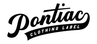 PONTIAC CLOTHING LABEL