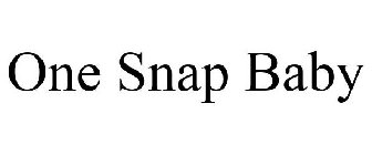 ONE SNAP BABY