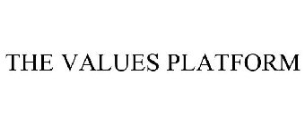 THE VALUES PLATFORM