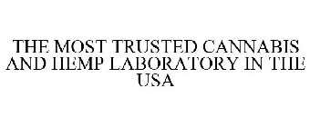 THE MOST TRUSTED CANNABIS AND HEMP LABORATORY IN THE USA