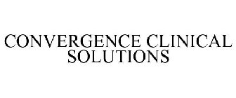 CONVERGENCE CLINICAL SOLUTIONS
