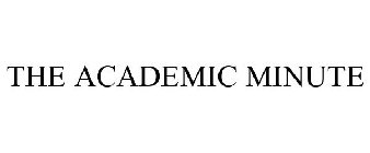 THE ACADEMIC MINUTE