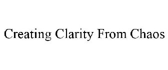 CREATING CLARITY FROM CHAOS