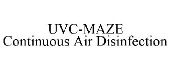 UVC-MAZE CONTINUOUS AIR DISINFECTION