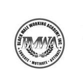 BLACK MALE WORKING ACADEMY, INC. BMWA EST. 2005 EDUCATE MOTIVATE ACTIVATE