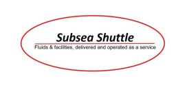SUBSEA SHUTTLE FLUIDS & FACILITIES, DELIVERED AND OPERATED AS A SERVICE