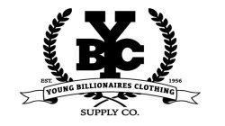 YBC YOUNG BILLIONAIRES CLOTHING SUPPLY CO. EST. 1956