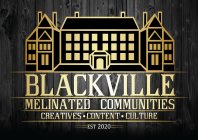 BLACKVILLE MELINATED COMMUNITIES CREATIVES CONTENT CULTURE EST 2020