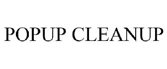 POPUP CLEANUP