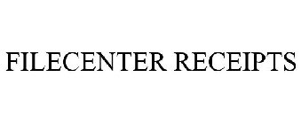 FILECENTER RECEIPTS