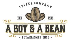 A BOY & A BEAN COFFEE COMPANY · ESTABLISHED 2020 · TRD MRK