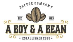 A BOY & A BEAN COFFEE COMPANY · ESTABLISHED 2020 · TRD MRK
