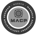 NASSCO MANHOLE ASSESSMENT CERTIFICATION PROGRAM MACP
