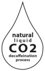 NATURAL LIQUID CO2 DECAFFEINATION PROCESS