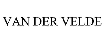 VAN DER VELDE