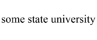 SOME STATE UNIVERSITY
