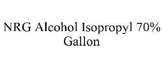 NRG ALCOHOL ISOPROPYL 70% GALLON