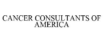 CANCER CONSULTANTS OF AMERICA