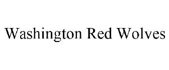 WASHINGTON RED WOLVES
