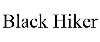 BLACK HIKER