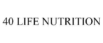 40 LIFE NUTRITION