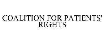 COALITION FOR PATIENTS' RIGHTS