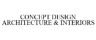 CONCEPT DESIGN ARCHITECTURE & INTERIORS