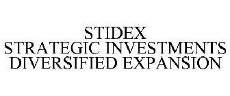 STIDEX STRATEGIC INVESTMENTS DIVERSIFIED EXPANSION