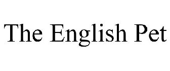 THE ENGLISH PET